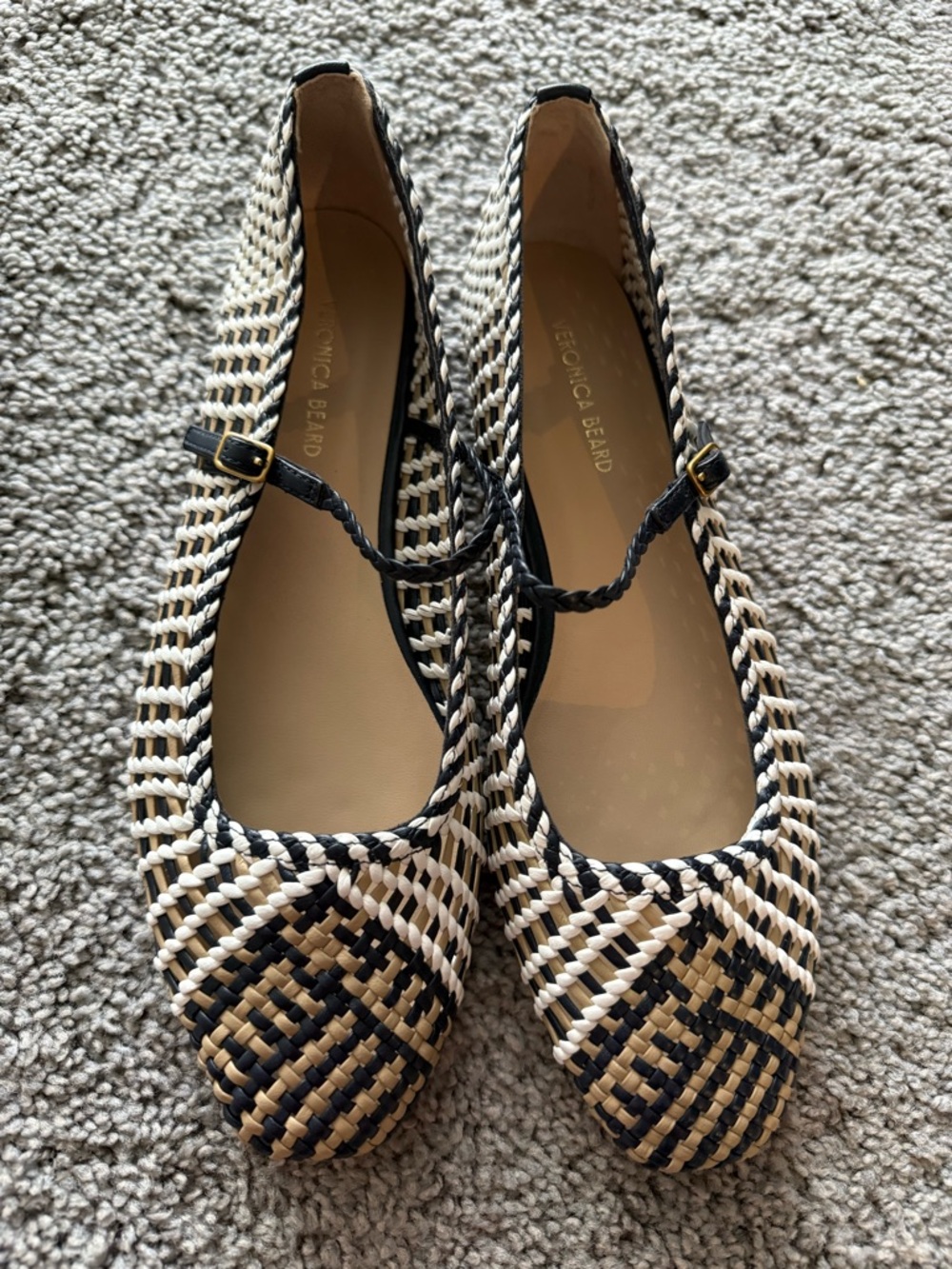 Veronica Beard Veronica Womens Ellie Woven Flats